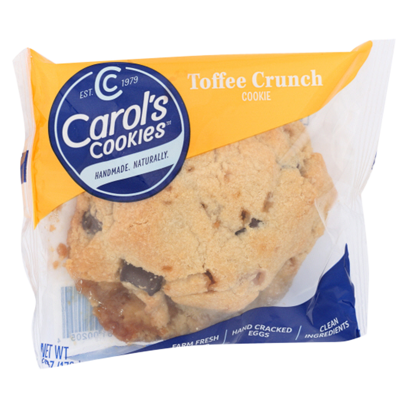 Carol's Cookies Toffee Crunch Cookie 6oz