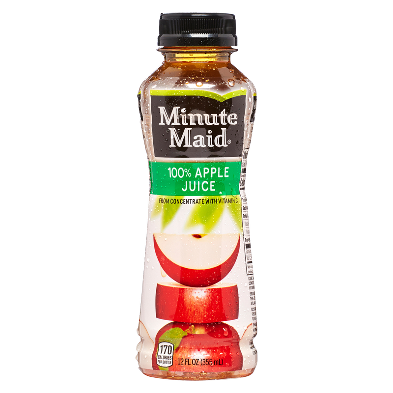 Minute Maid Apple Juice 12oz Btl