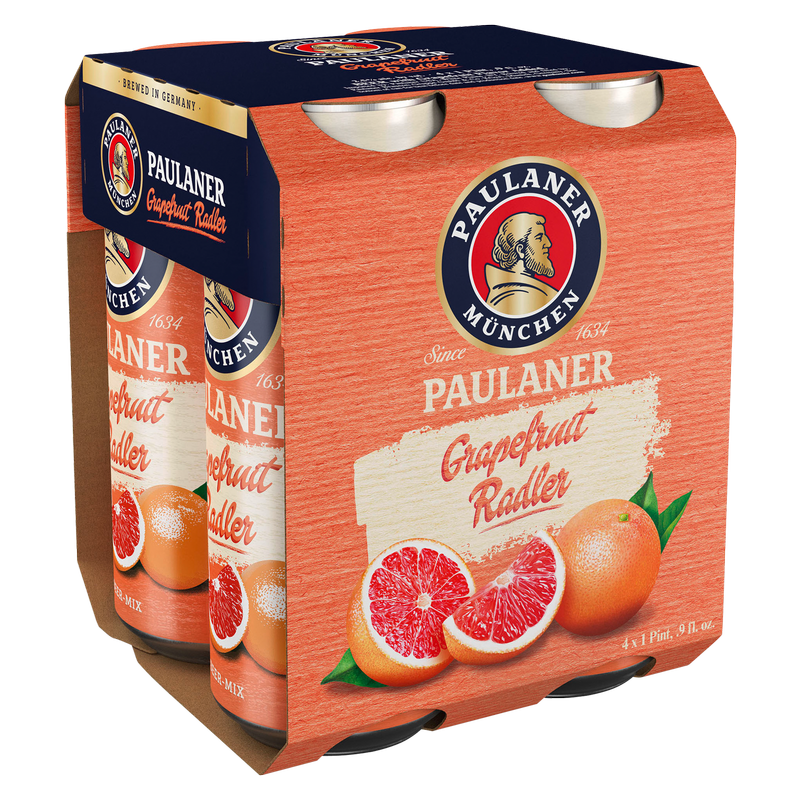 Paulaner Grapefruit Radler 4pk 16.9oz Can