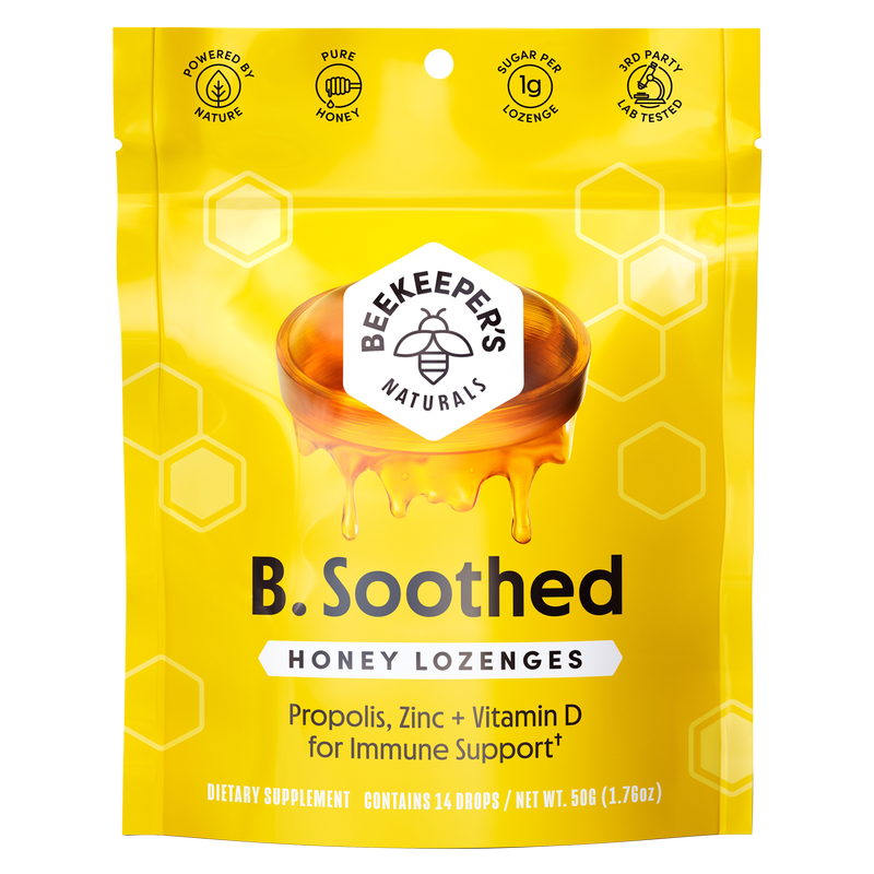 Beekeeper's Naturals B.Soothed Honey Cough Drops 14ct