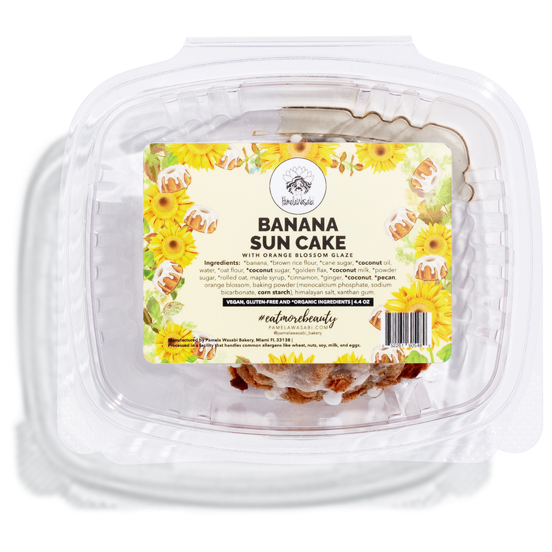 Pamela Wasabi Bakery Banana Sun Mini Cake 3.2oz