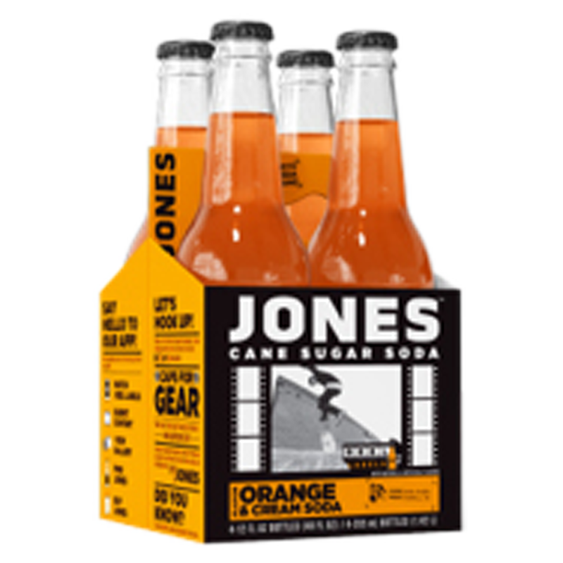 Jones Soda Orange Cream 12oz 4pk
