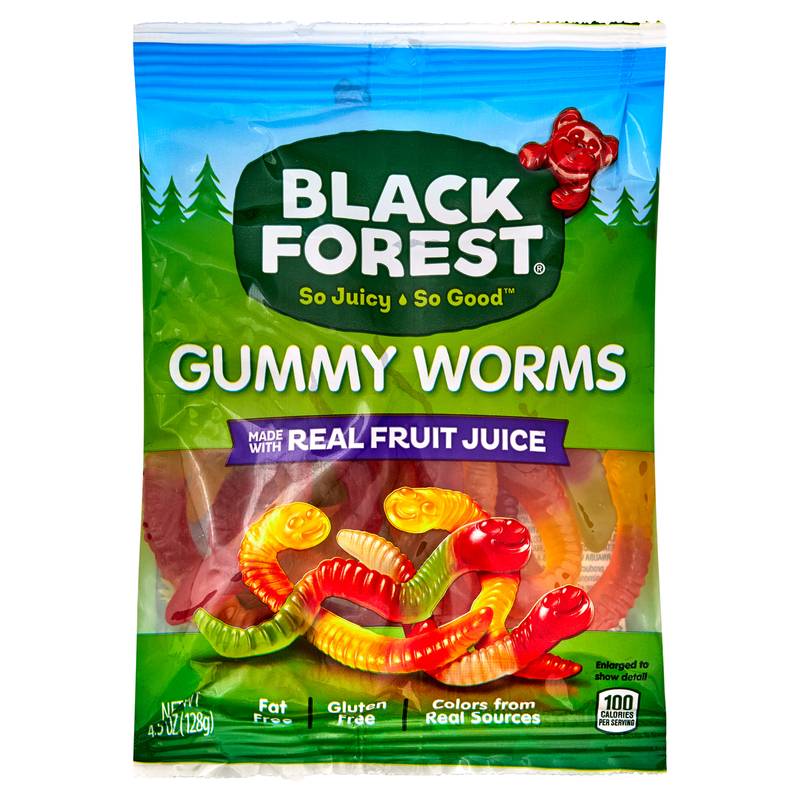 Black Forest Gummy Worms 4.5oz