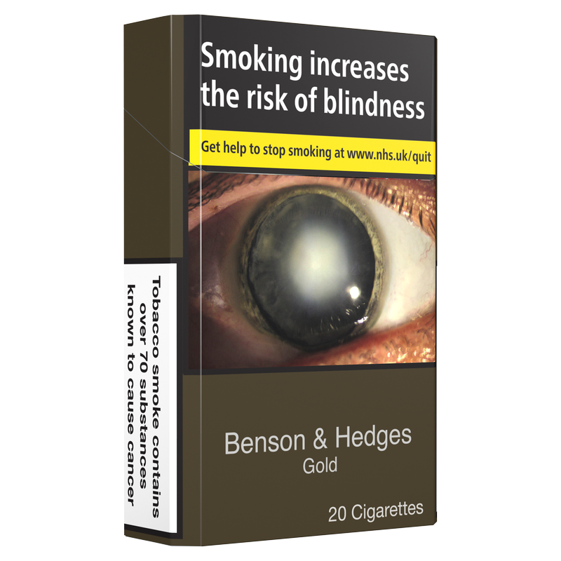 Benson & Hedges Gold Cigarettes, 20pcs