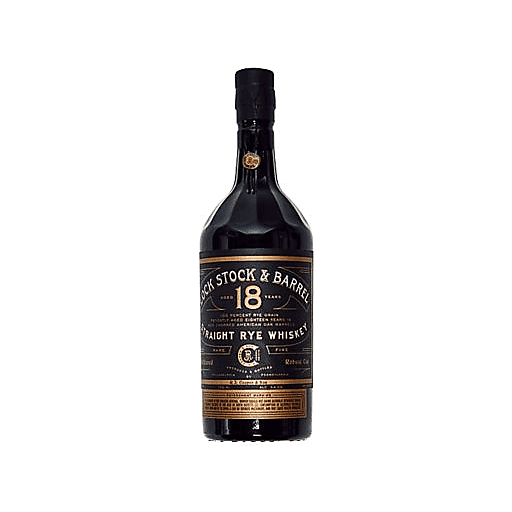 Lock Stock & Barrel 18 Yr Rye Whiskey 750ml