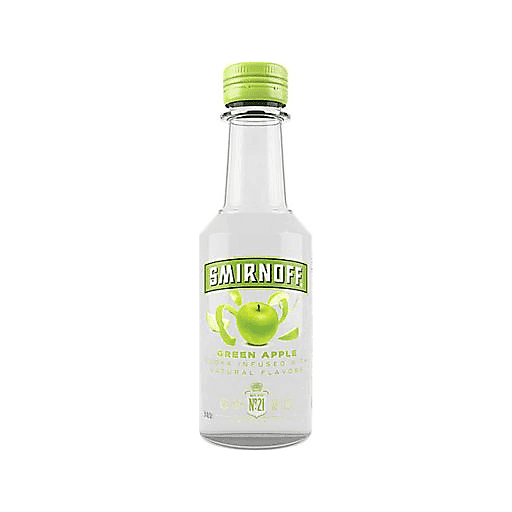 Smirnoff Green Apple Vodka 50ml (70 Proof)