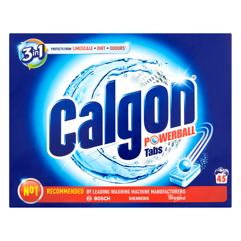 Calgon 3-in-1 Water Softener Tablet, 45Tablets