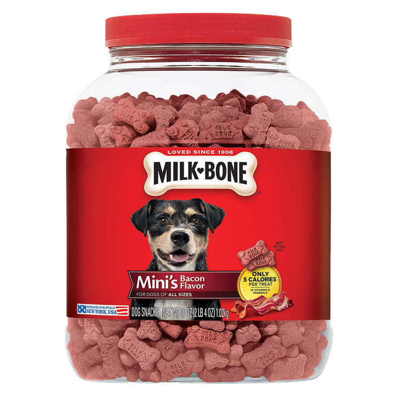 Milk-Bone Mini Bacon Dog Snacks 36oz