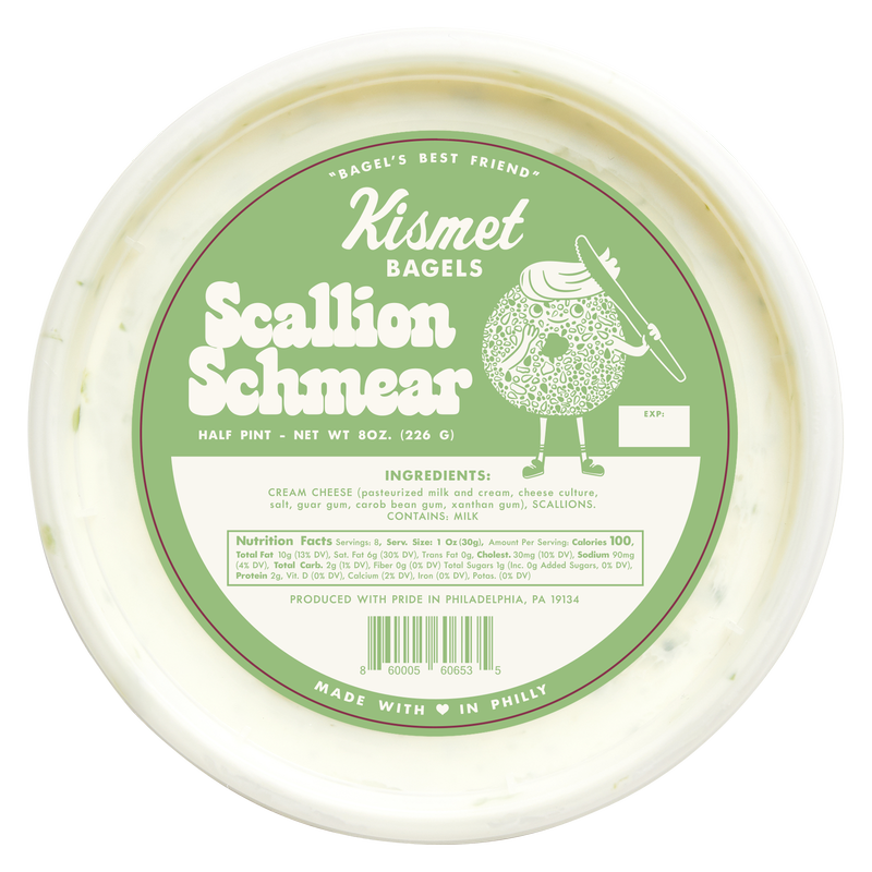 Kismet Scallion Cream Cheese Schmear 8oz