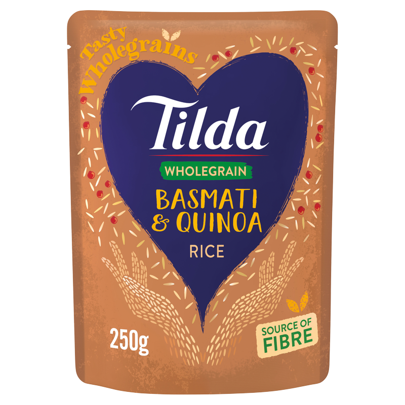 Tilda Microwave Brown Basmati & Quinoa Rice, 250g