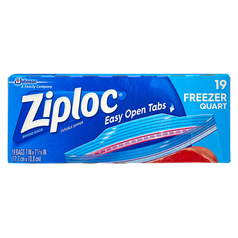 Ziploc Freezer Bags Quart 19ct