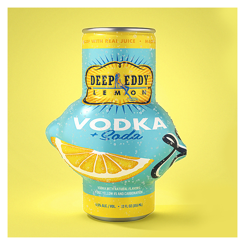 Deep Eddy Lemon Vodka & Soda 4pk 12oz 4.5% ABV