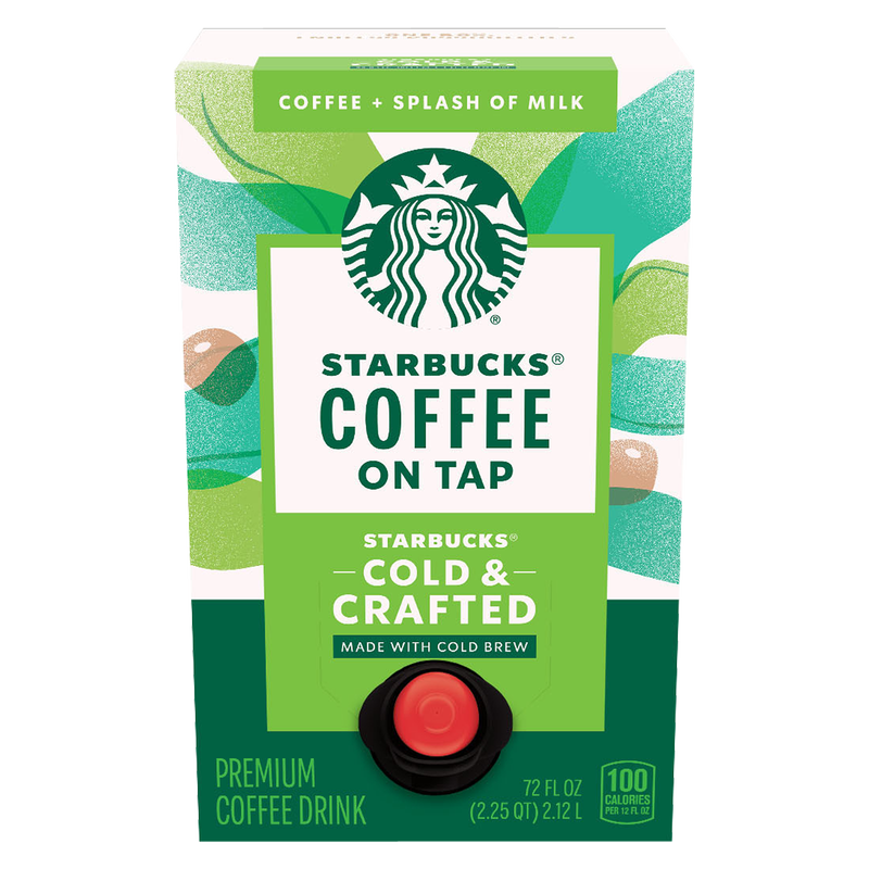 Starbucks Cold & Crafted Coffee & Splash of Milk 72oz