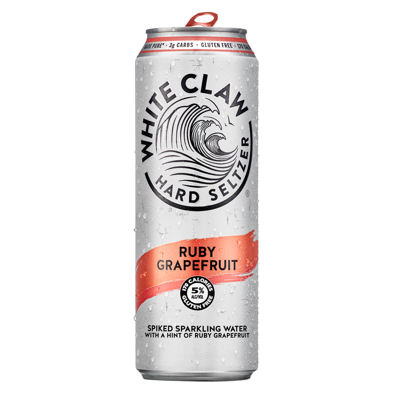 White Claw Ruby Grapefruit Single 19.2oz Can 5% ABV