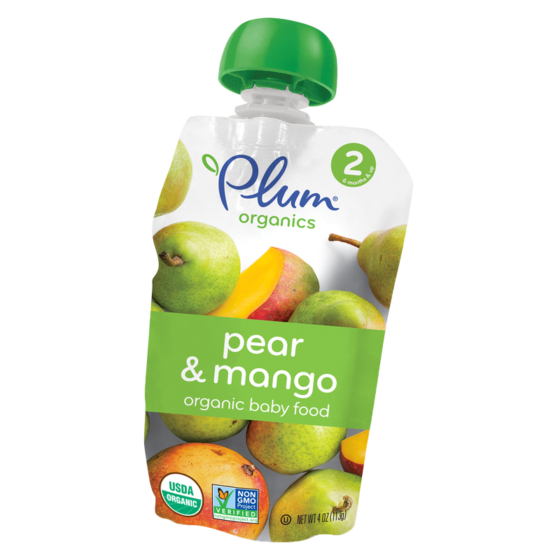 Plum Organics Stage 2 Pear and Mango