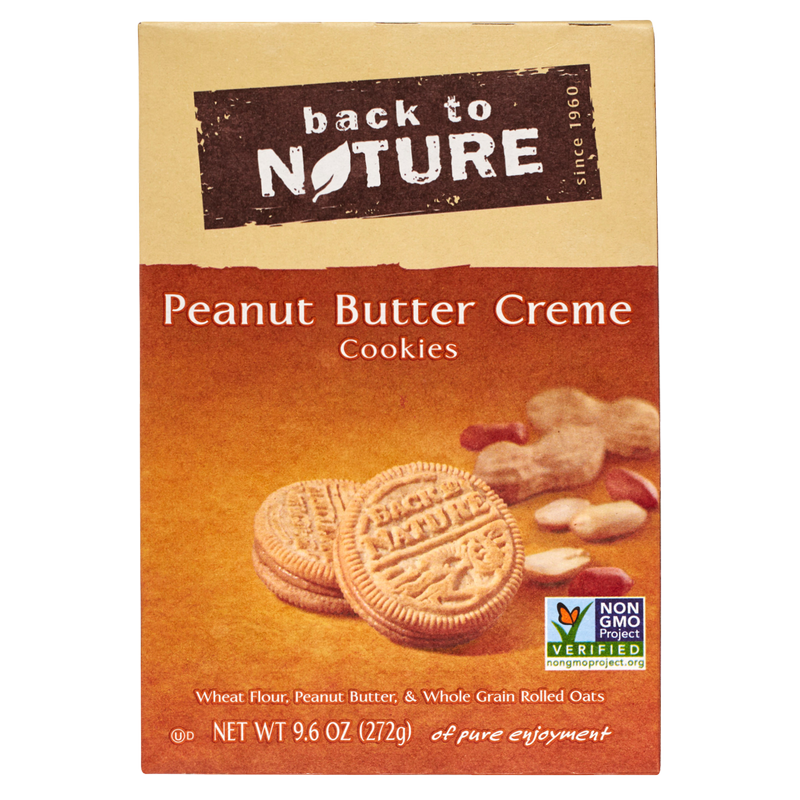 Back to Nature Peanut Butter Creme Cookies 9.6oz