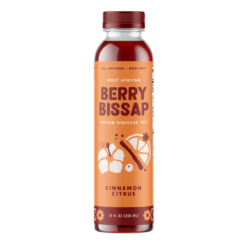 Berry Bissap Cinnamon Citrus Spiced Hibiscus Tea 12oz