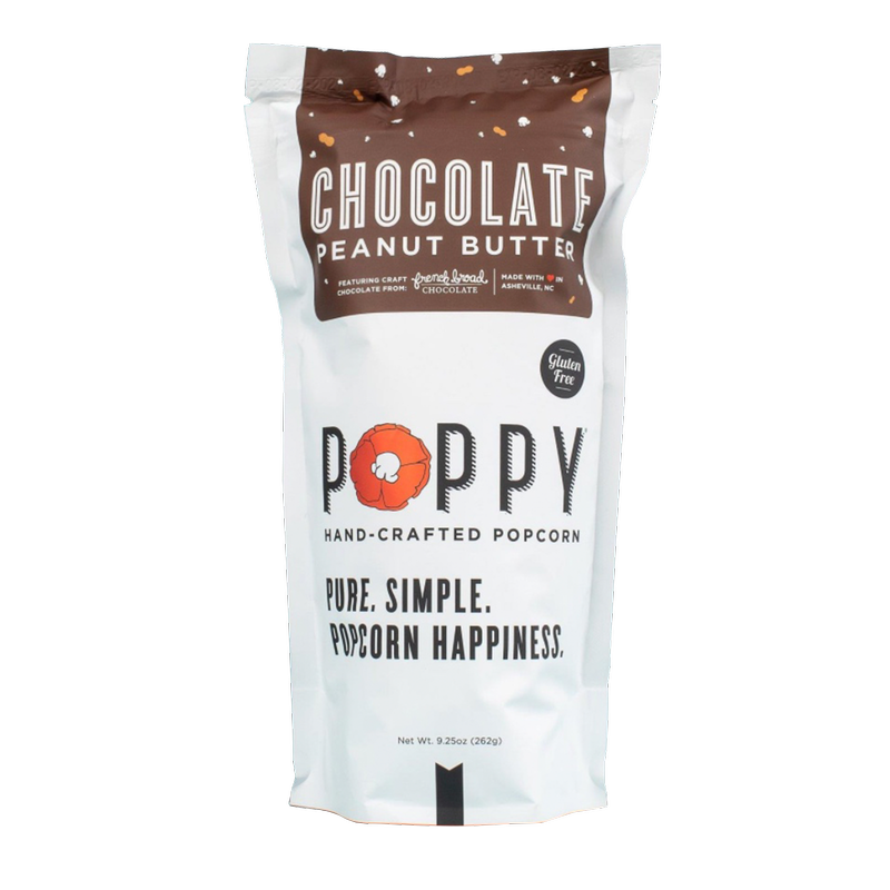 Poppy Popcorn Chocolate Peanut Butter Market Bag 9.25oz