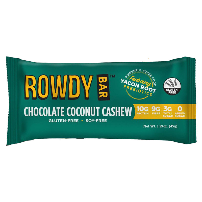 Rowdy Bar Chocolate Coconut Cashew Prebiotic Bar 1.59oz