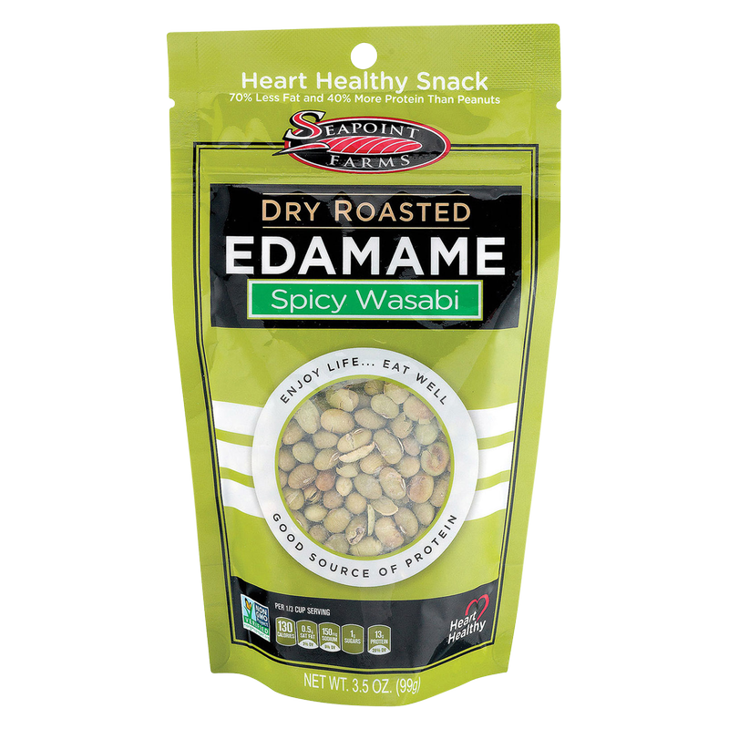 Seapoint Farms Dry Roasted Spicy Wasabi Edamame 3.5oz
