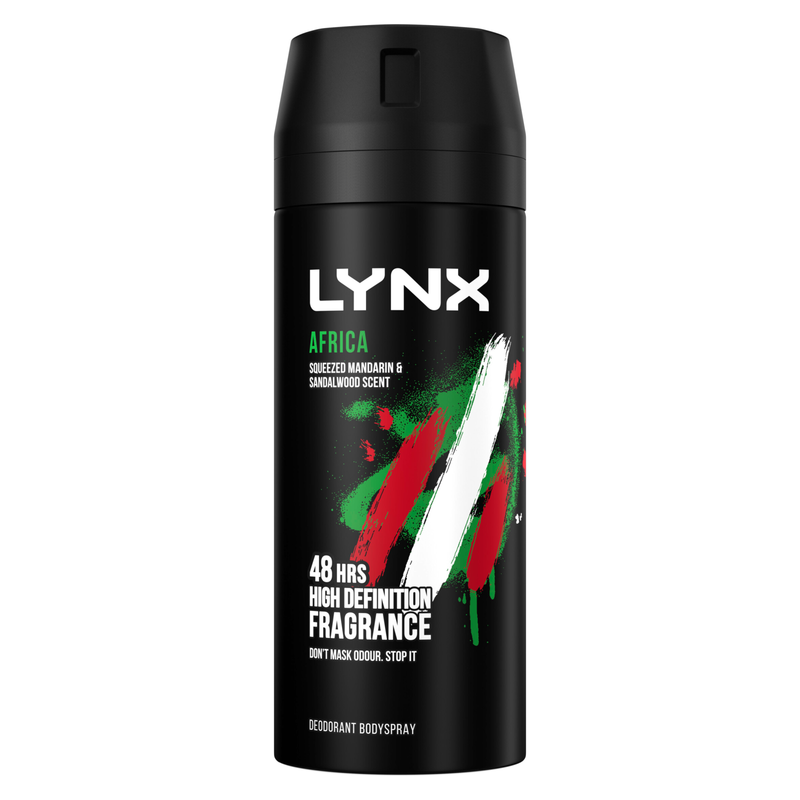 Lynx Deodorant Spray Africa, 150ml