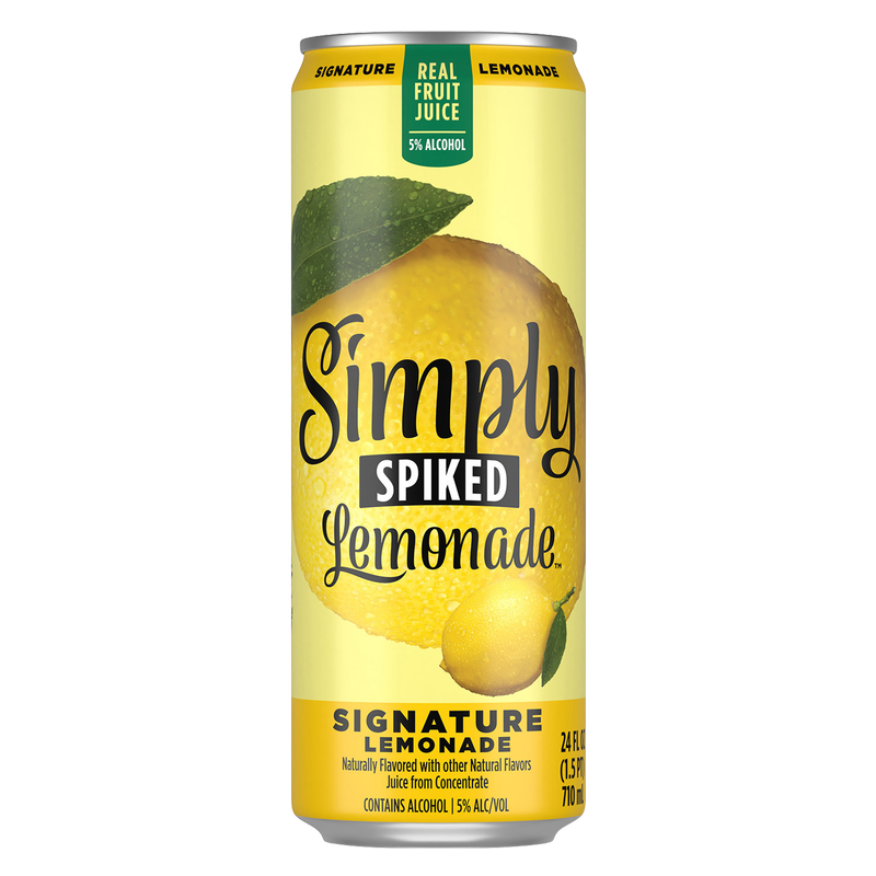 Simply Spiked Signature Lemonade 24oz Can 5% ABV