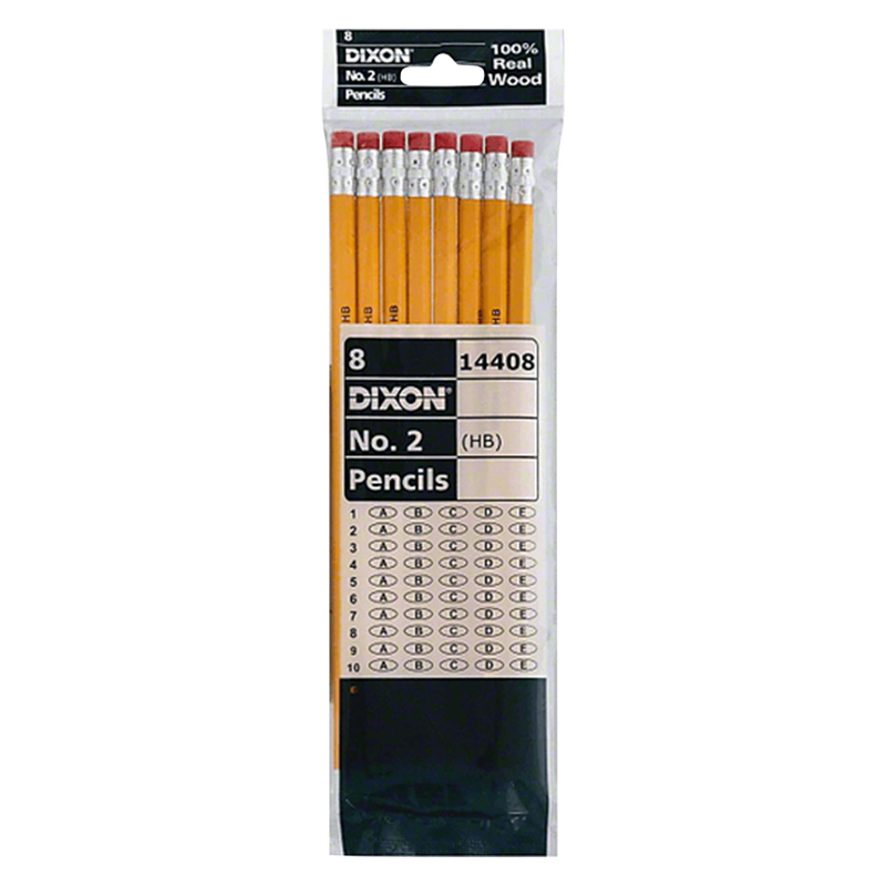 Dixon #2 Yellow Pencils 8ct