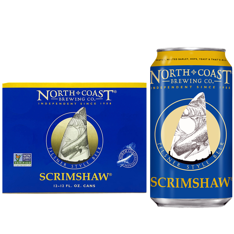 North Coast Brewing Scrimshaw Pilsner 12pk 12oz Can 4.6% ABV