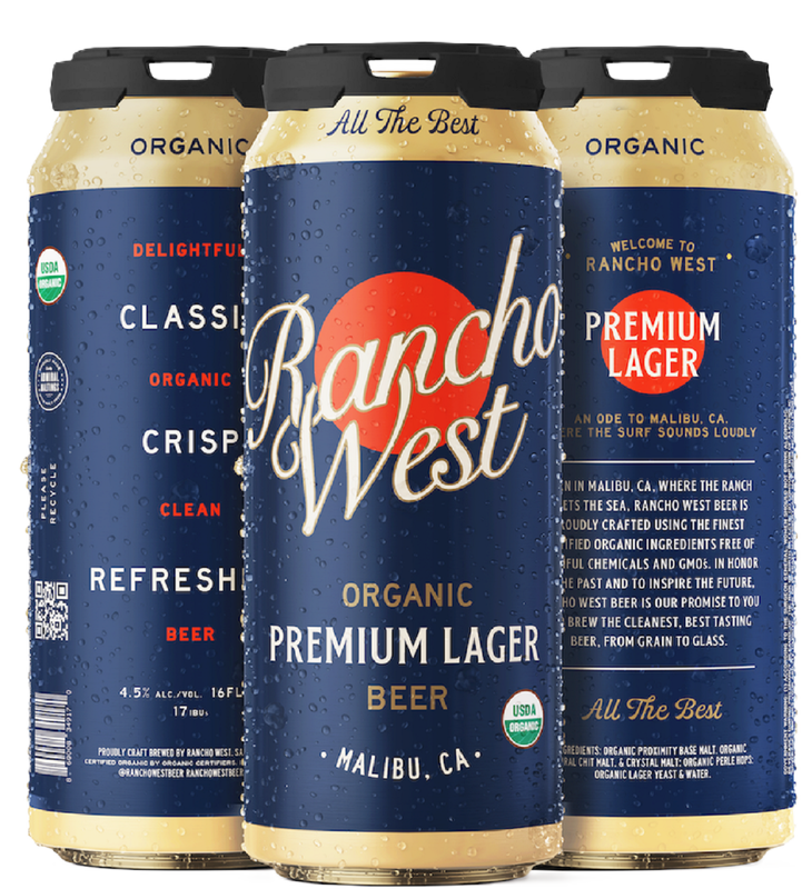 Rancho West Premium Lager 4pk 16oz Can 4.5% ABV