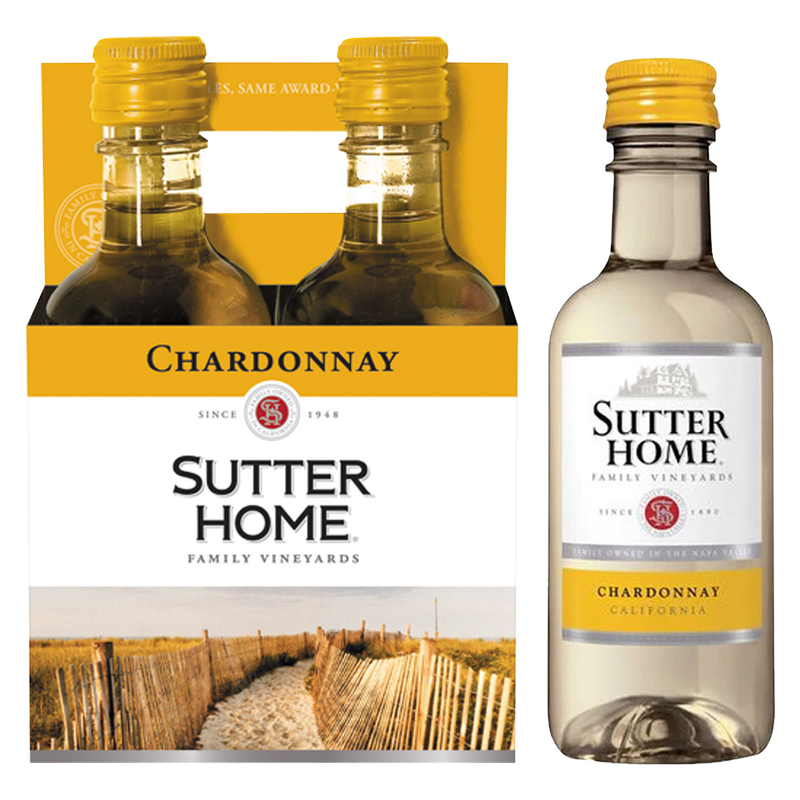 Sutter Home Chardonnay 4pk 187ml