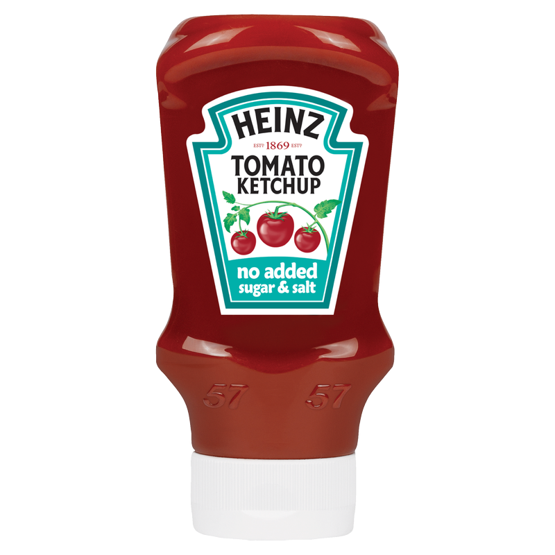 Heinz Tomato Ketchup No Added Sugar & Salt, 425g
