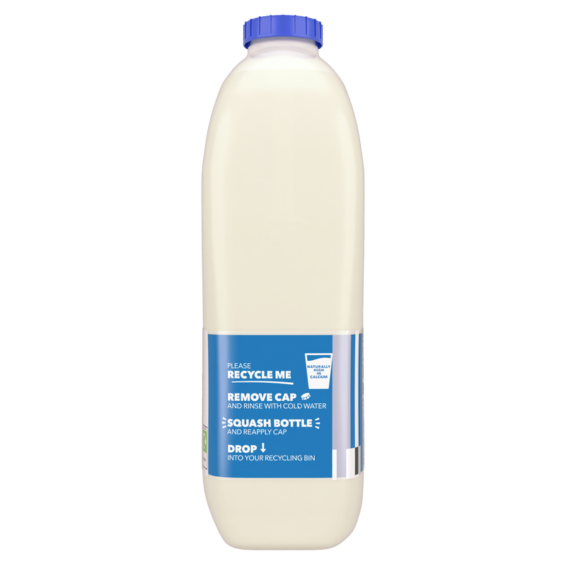 Morrisons British Whole Milk 2 Pint, 1136ml Eggs & Diary fast