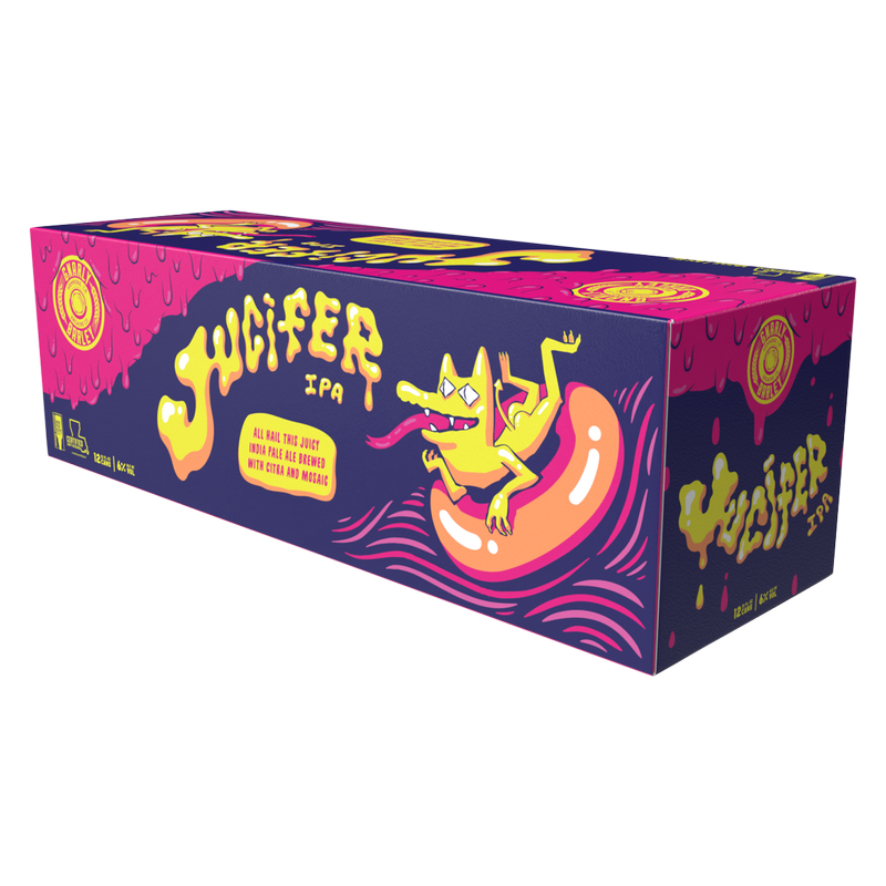 Gnarly Barley Jucifer Juicy Hazy IPA 12pk 12oz Can 6.0 ABV Alcohol