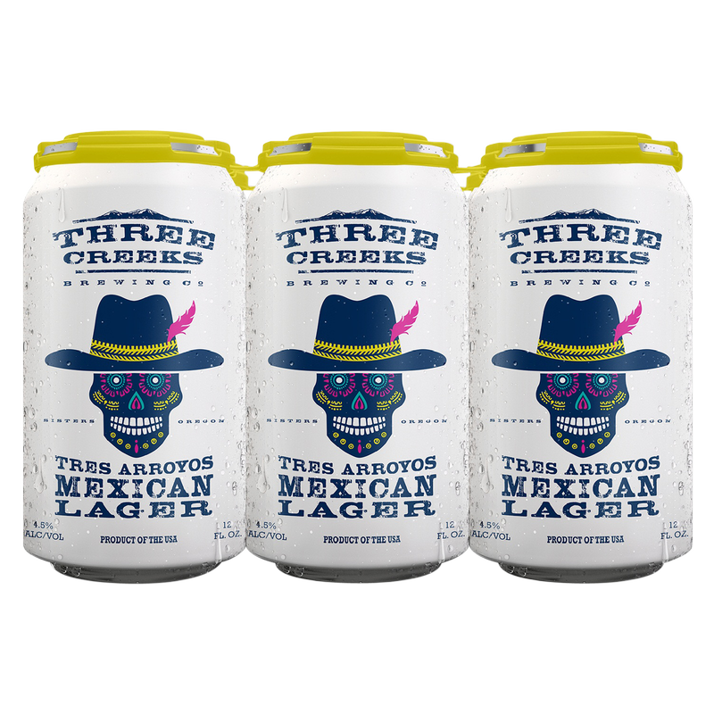 Three Creeks Brewing Tres Arroyos Mexican Lager 6pk 12oz Can