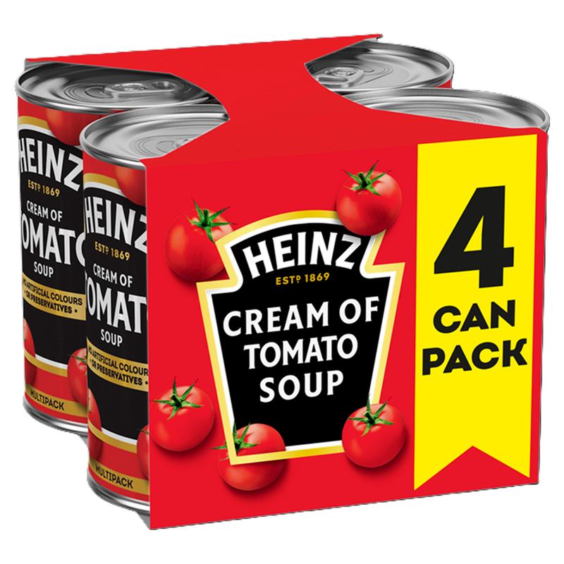 Heinz Cream of Tomato Soup, 4 x 400g