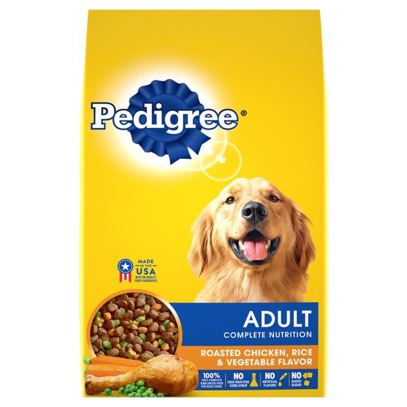 Pedigree Complete Nutrition Chicken and Rice Dry Dog Food 30lb