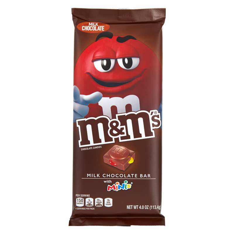 M&M's Milk Chocolate Bar 4oz