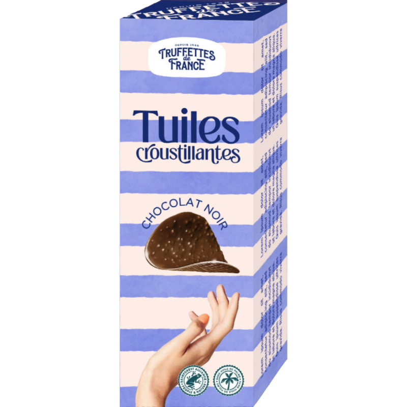 Truffettes De France Dark Chocolate Thins, 80g
