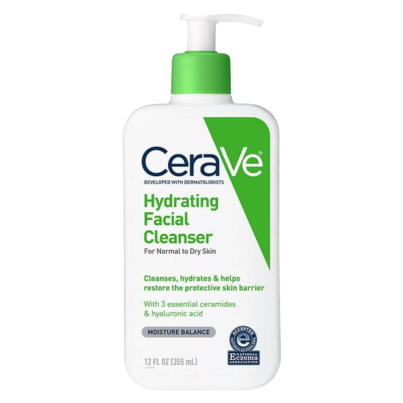 CeraVe Hydrating Facial Cleanser For Normal to Dry Skin 12oz