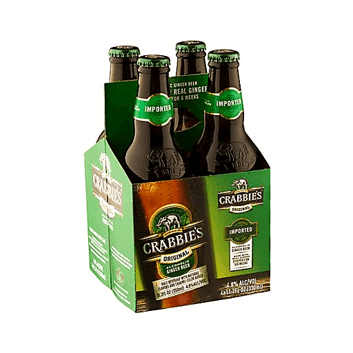 Crabbies Ginger Beer 4pk 11.2oz Btl