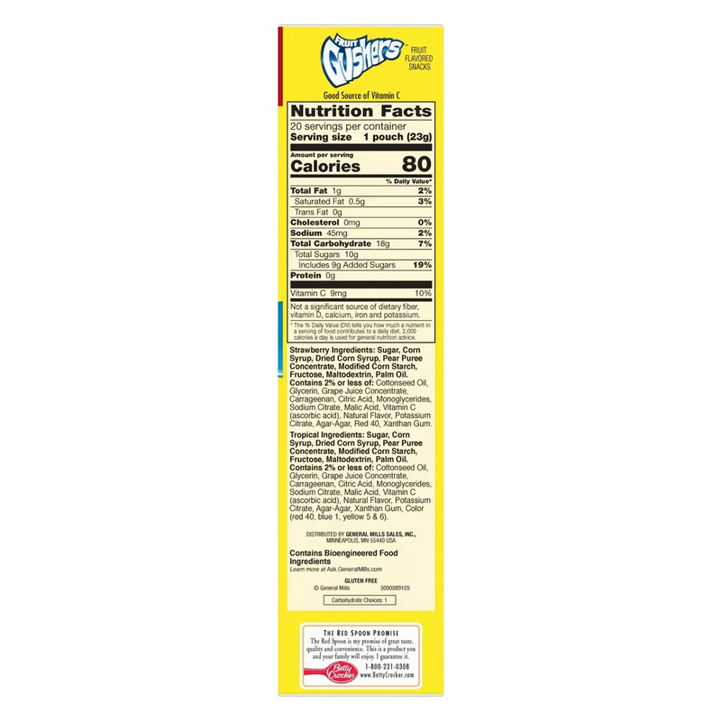 Fruit Gushers Variety Pack 20ct Snacks fast delivery by App or Online