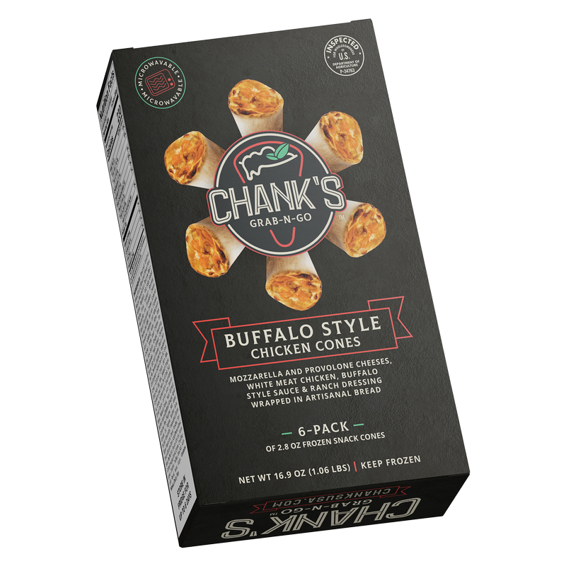 Chank's Buffalo Chicken with Truffle Hot Sauce Snack Cones 6 pack
