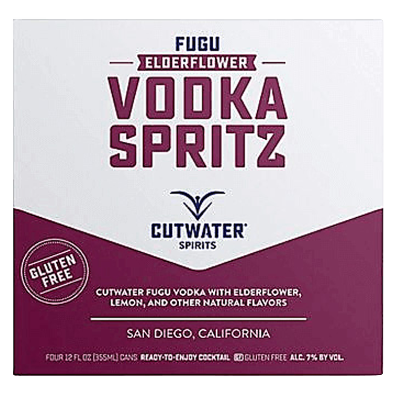 Cutwater Huckleberry Vodka Spritz 4pk 12oz