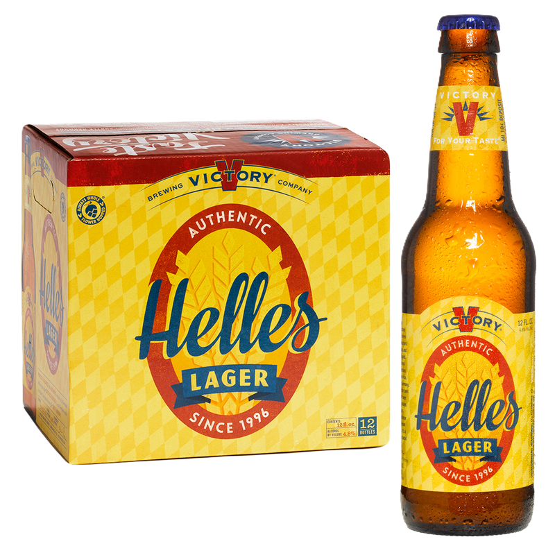 Victory Helles Lager 12 Pack 12 oz Bottles