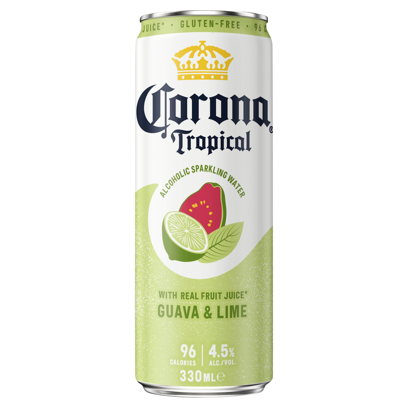 Corona Tropical Guava & Lime Alcoholic Sparkling Water, 330ml