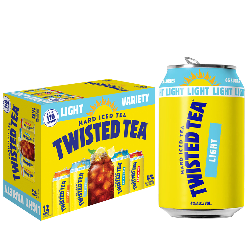 Twisted Tea Light Variety 12pk 12oz Can 4% ABV 