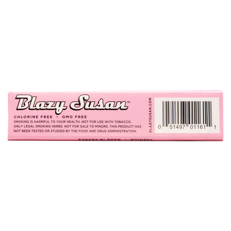 Blazy Susan King Size Pink Rolling Papers fast delivery by App or Online