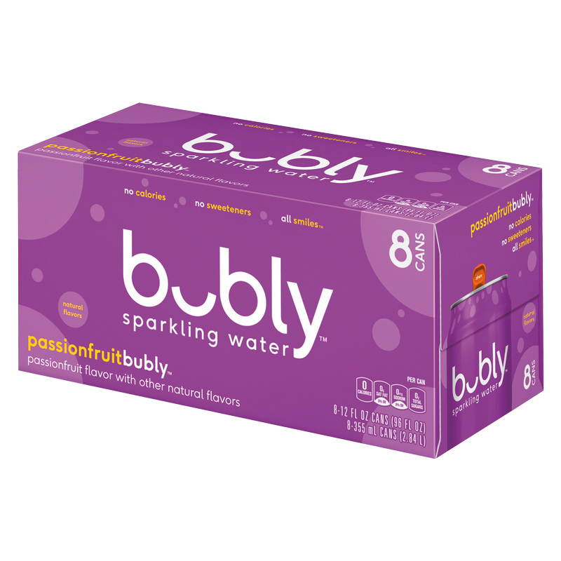 Bubly Passionfruit 8pk 12oz Can