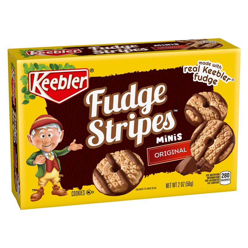 Keebler Original Fudge Stripes Mini Cookies 2oz