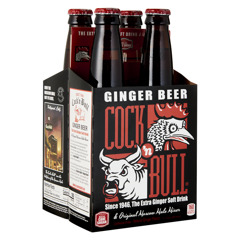 Cock n' Bull Ginger Beer 4pk 12oz Bottle